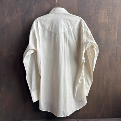 Flying R Ranchwear Cream Pearl Snap