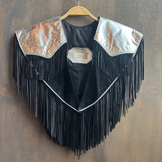 Ricky Nell Silver and Black Shawl