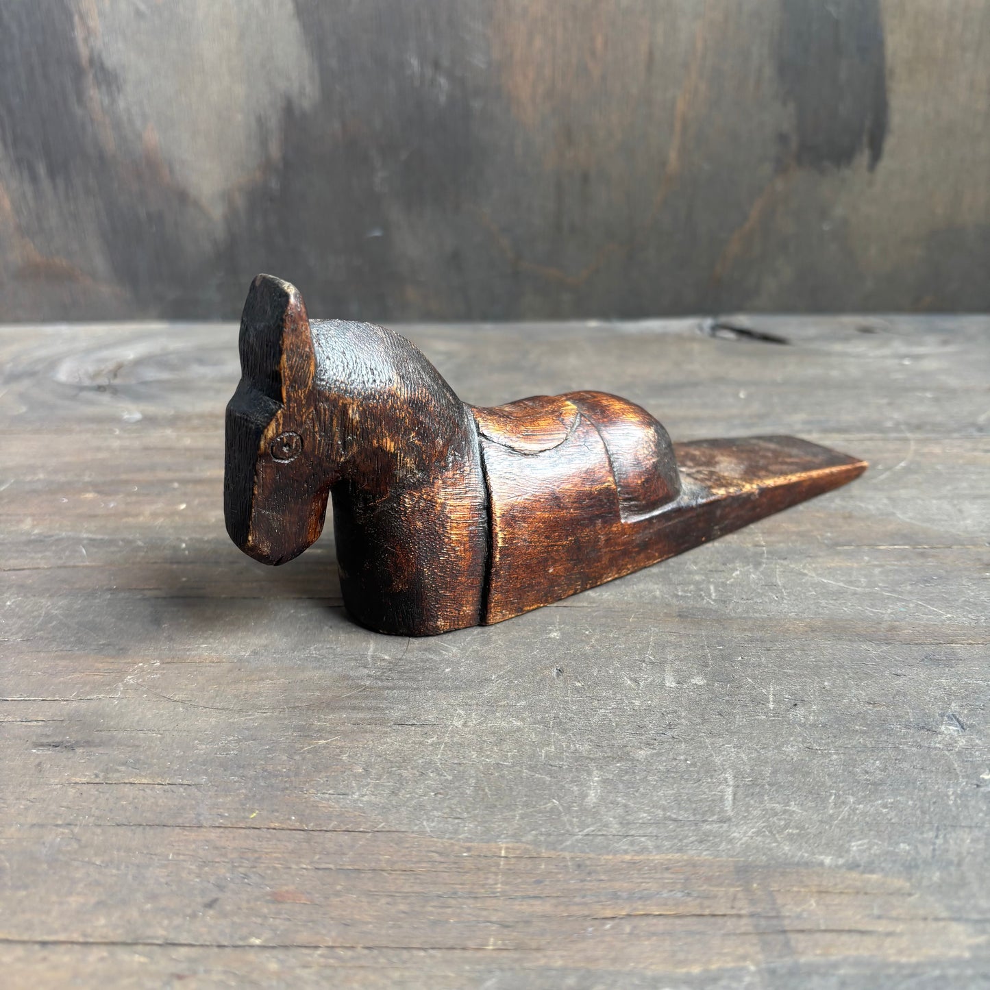 Wood Horse Door Stopper