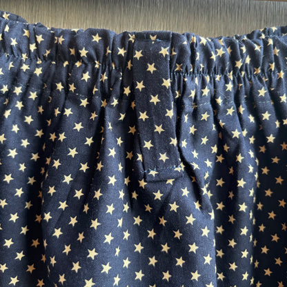 Custom Made Navy Star Mini Skirt