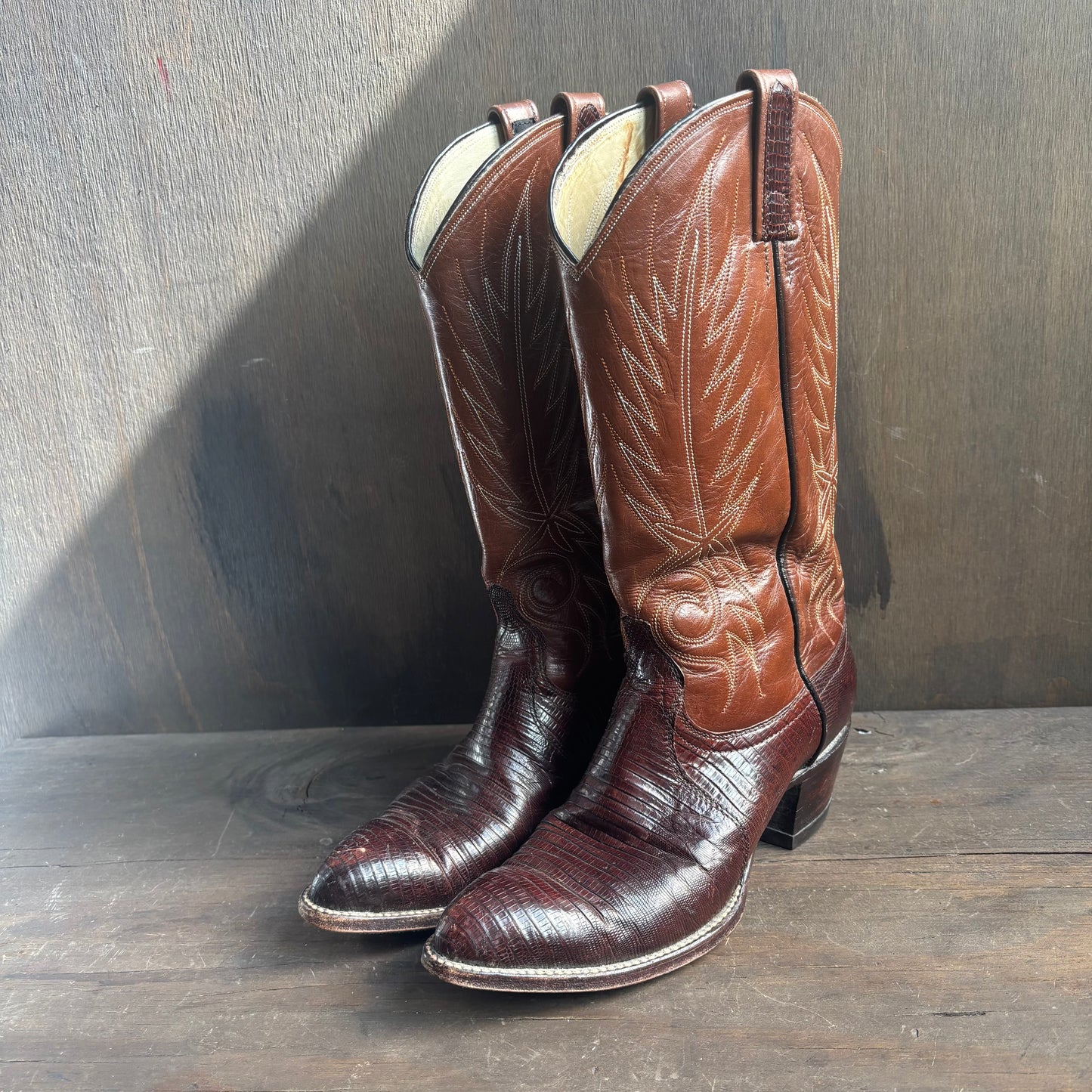 Dan Post Brown Reptile Boot