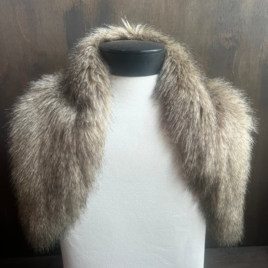 Synthetic Fur Shoulder Wrap