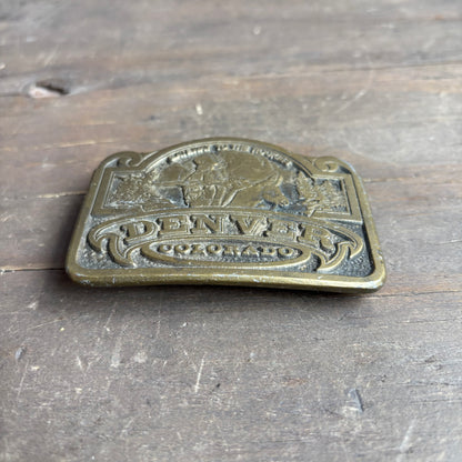 Brass Denver Belt Buckle