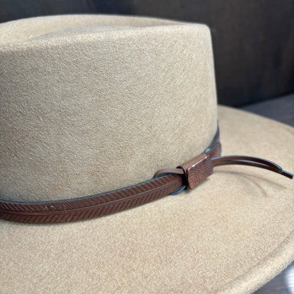 Head West Tan Wool Hat