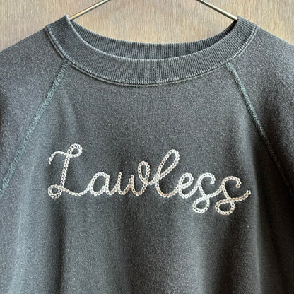 Custom Faded Black “Lawless” Sweatshirt