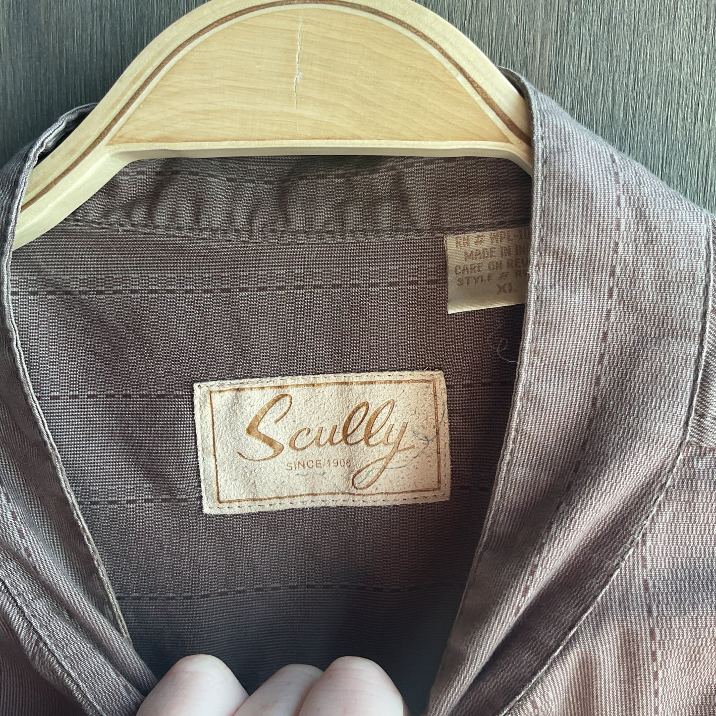 Brown Scully Button Down