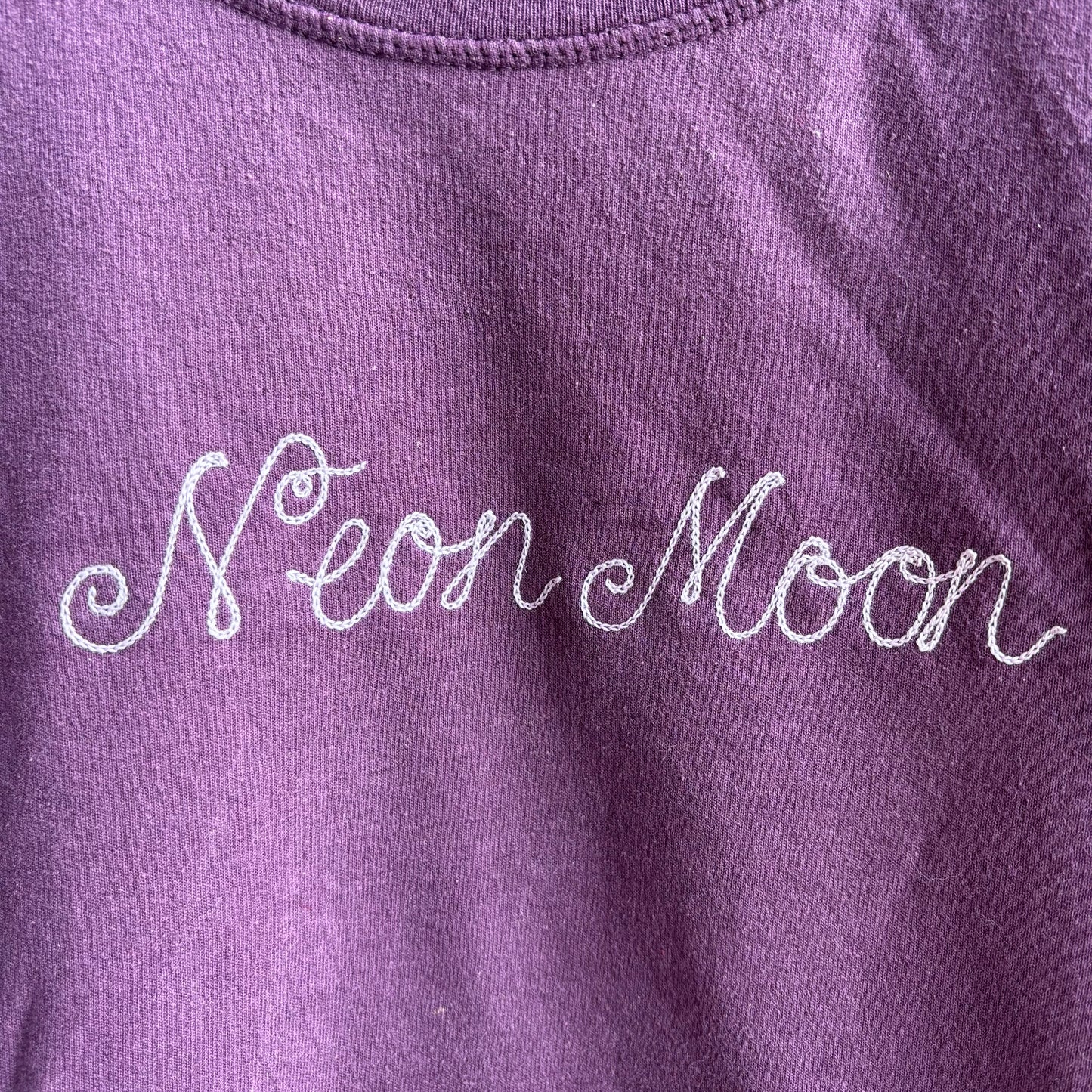 Custom Purple "Neon Moon" Sweatshirt