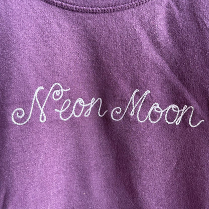 Custom Purple "Neon Moon" Sweatshirt