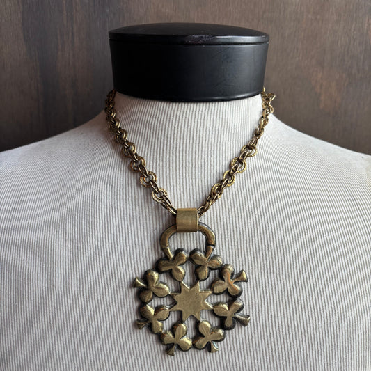 Mac Warman Clover Medallion Necklace