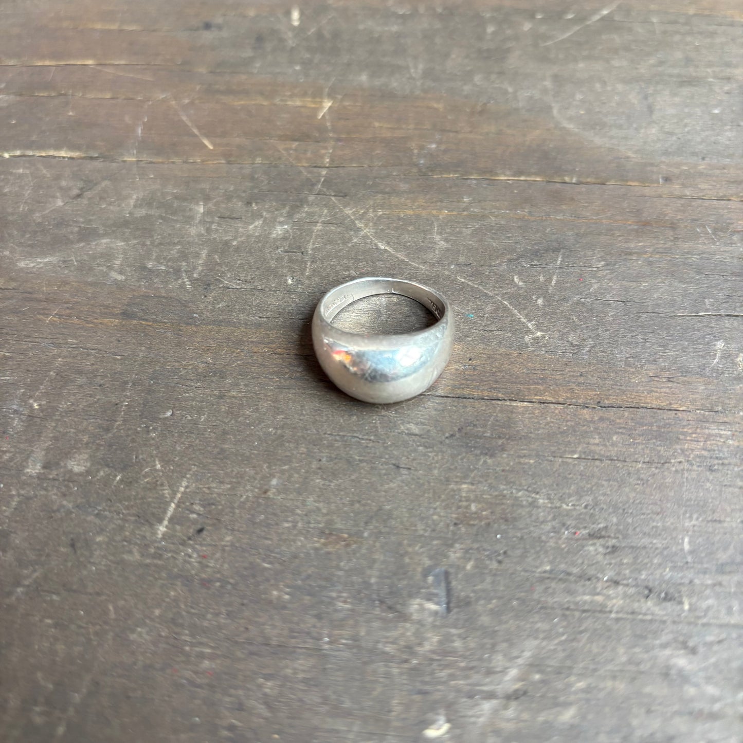 Rounded Silver Ring