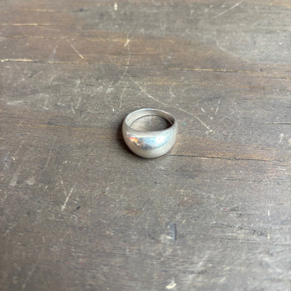 Rounded Silver Ring
