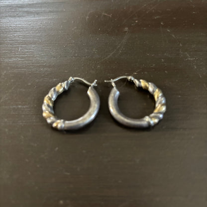 Twist Hoop Earrings