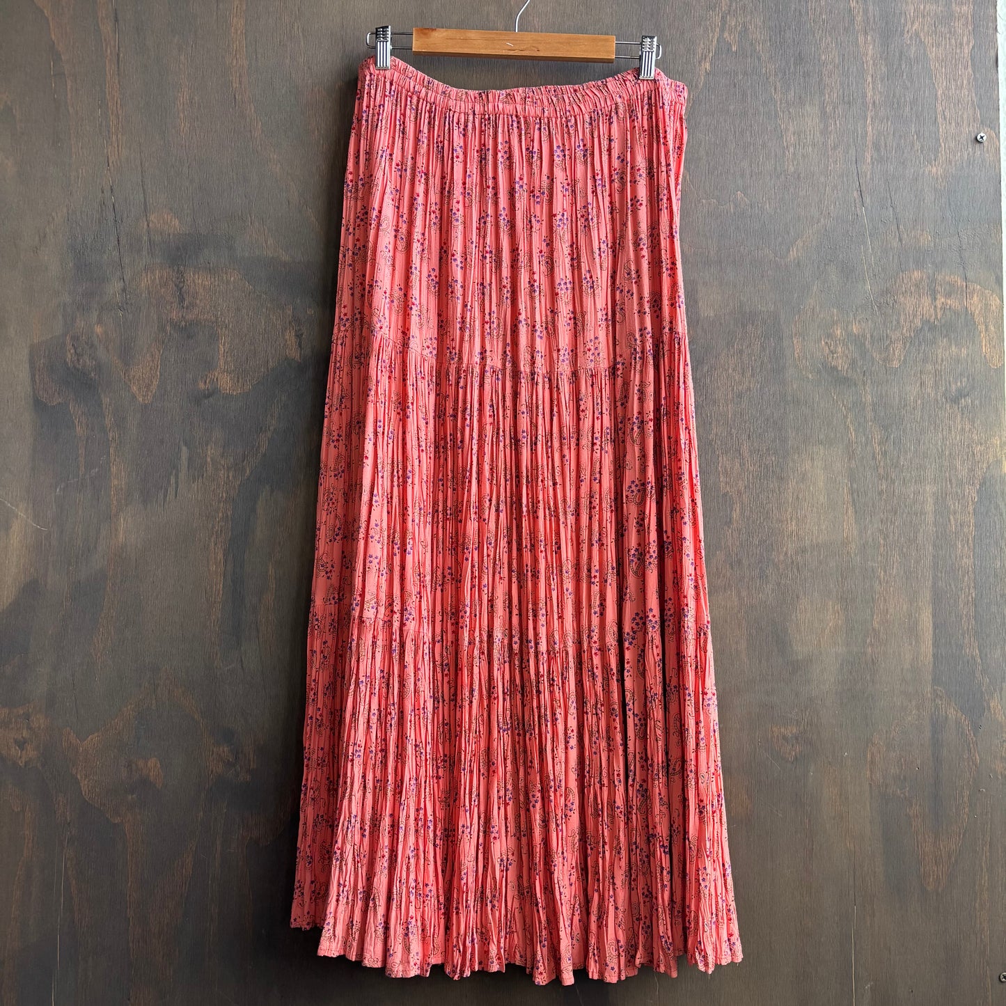 Double D Ranchwear Pink Floral Skirt