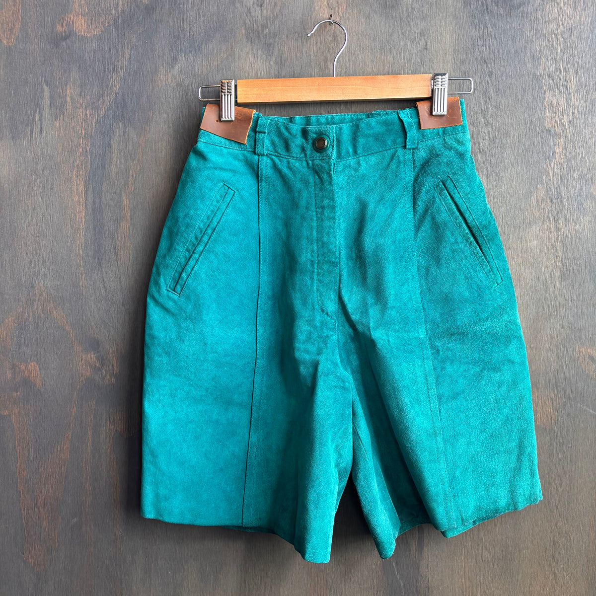 Vintage Teal Leather Set