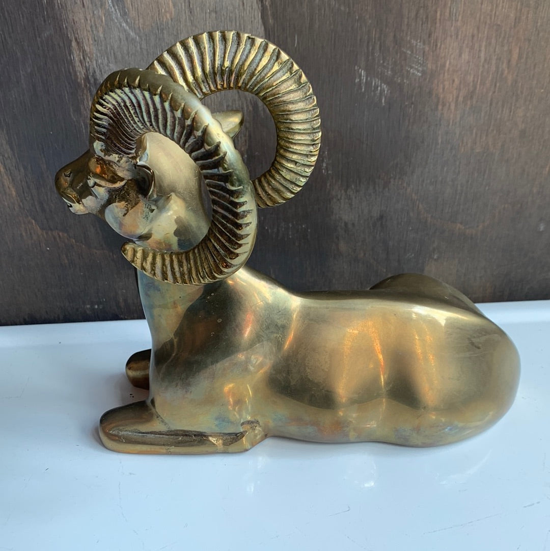 Solid Brass Bighorn Sheep