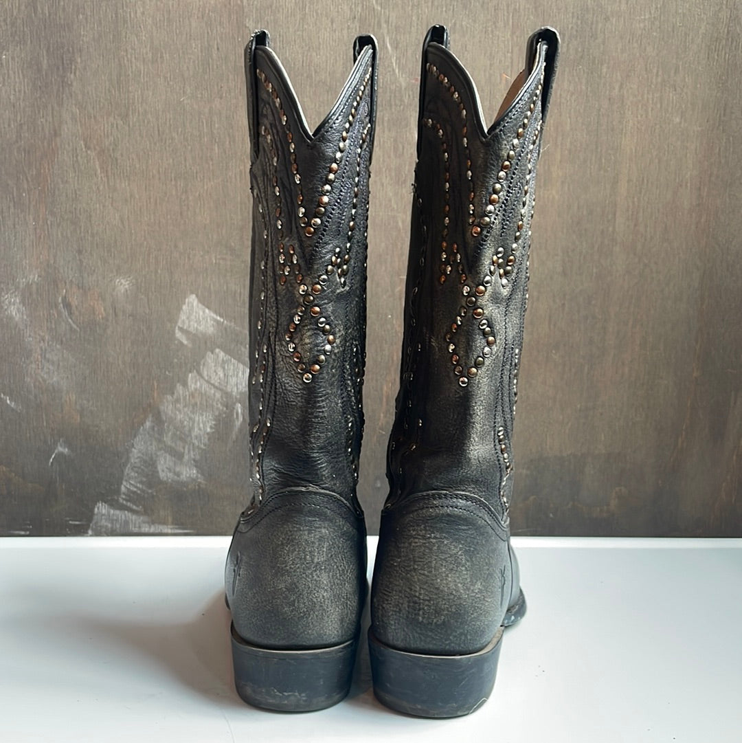 Frye Studded Leather Boots