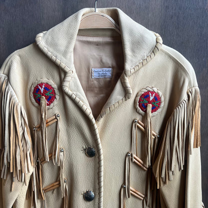 Custom Leather Fringe Jacket