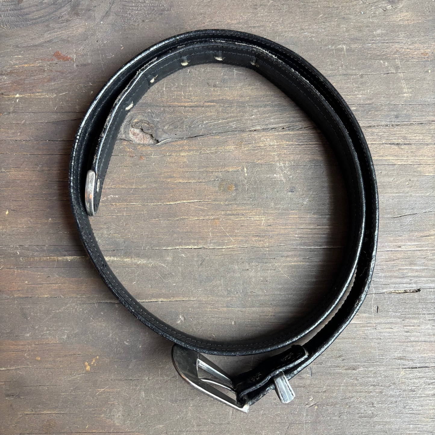 Black Leather Belt