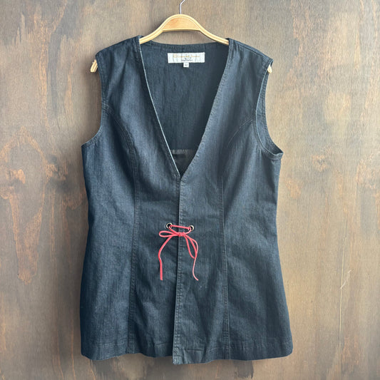Dark Denim Tunic Vest