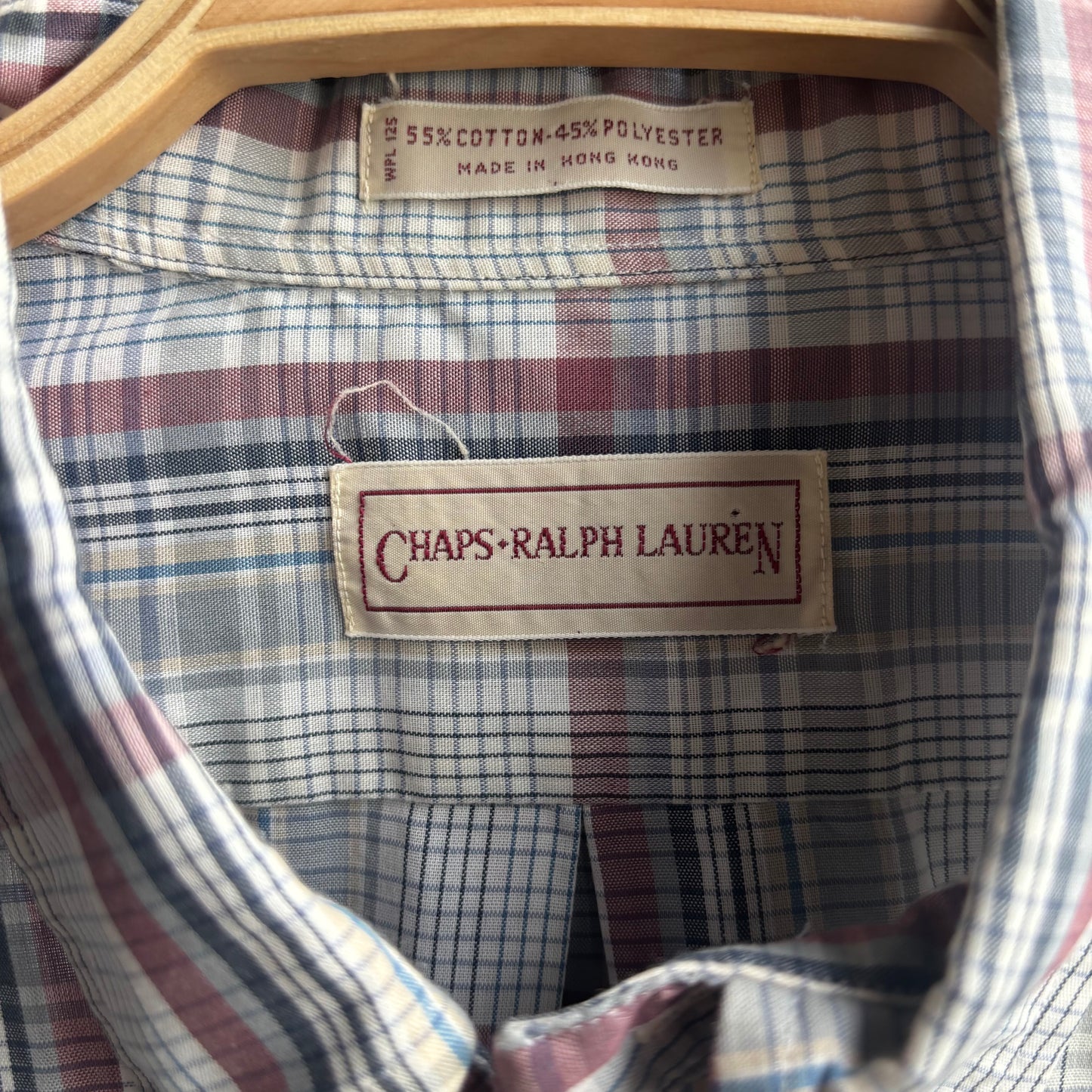 Chaps by Ralph Lauren Plaid Button Up