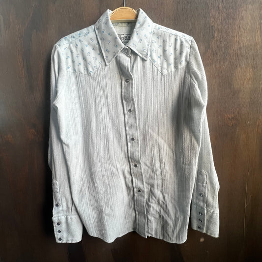 Panhandle Slim Light Blue Western Shirt