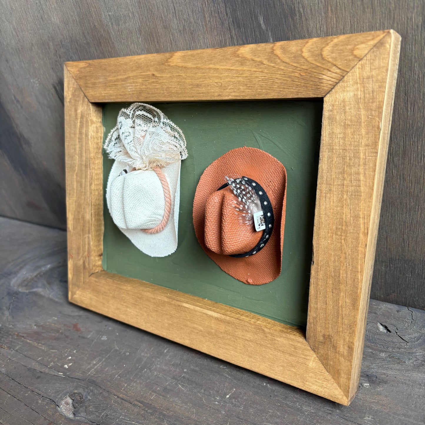Karen "K" Abate Bride and Groom Hat Artwork