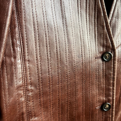 Oscar De La Renta Leather Jacket