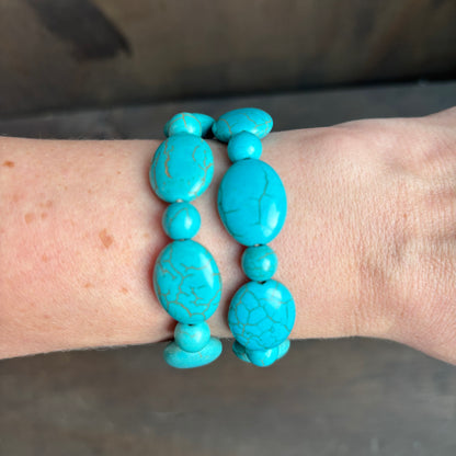 Faux Turquoise Bracelet