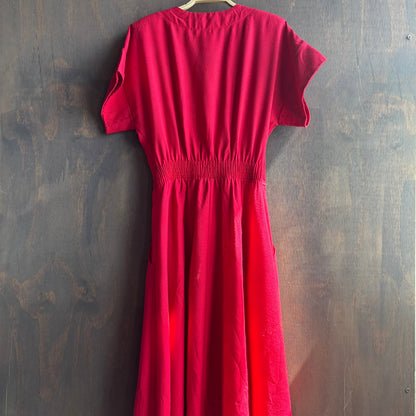Vintage Worthington Red Maxi Dress
