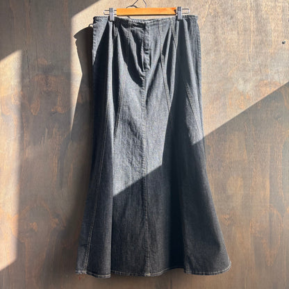 Mermaid Denim Maxi Skirt