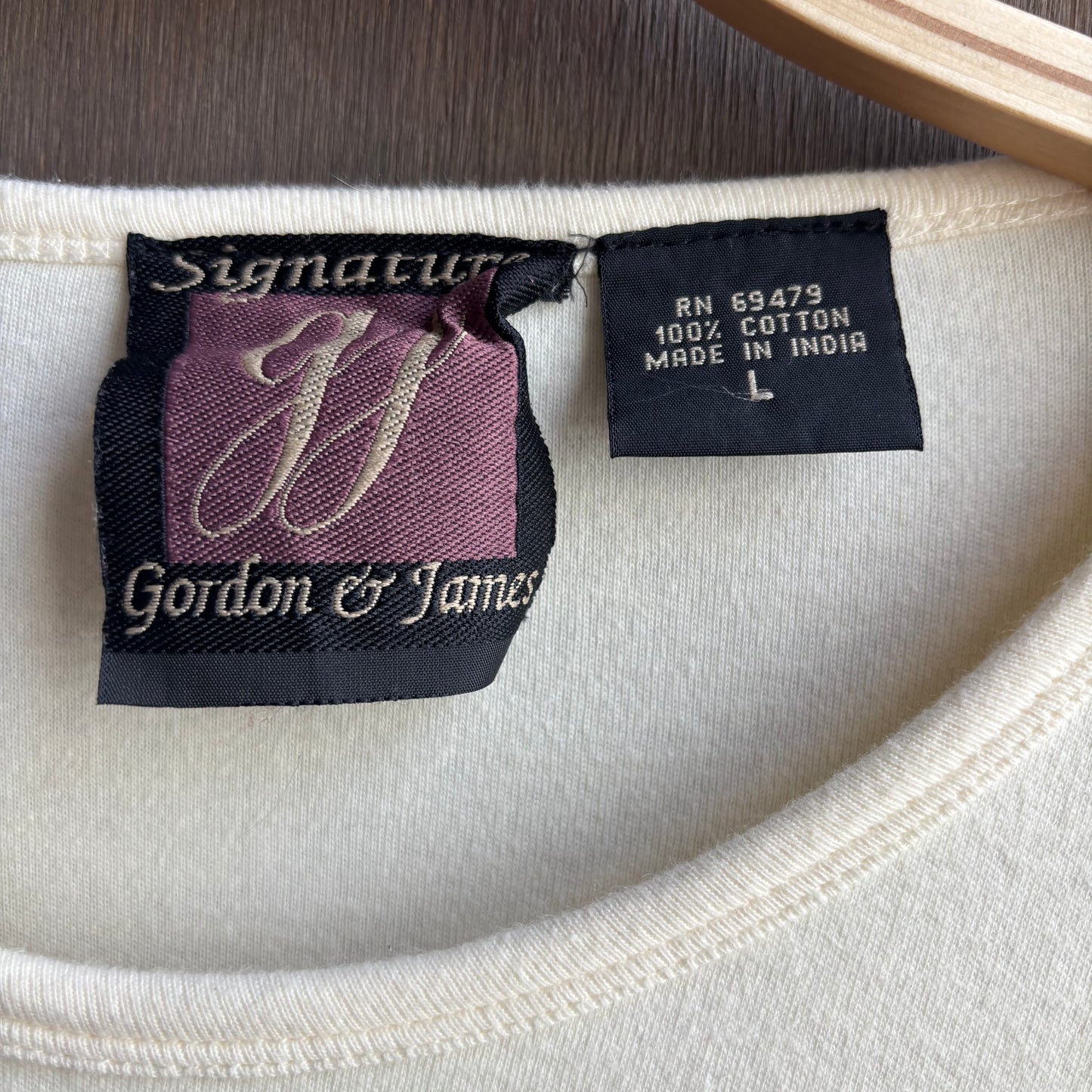 Cream Long Sleeve Cowboy Shirt