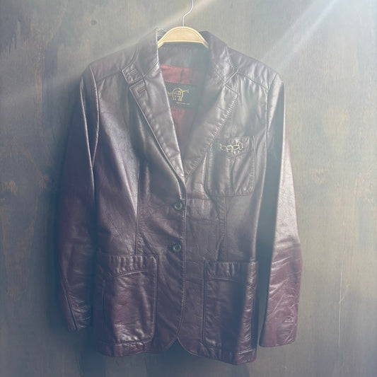 Vintage Etienne Aigner Leather Jacket