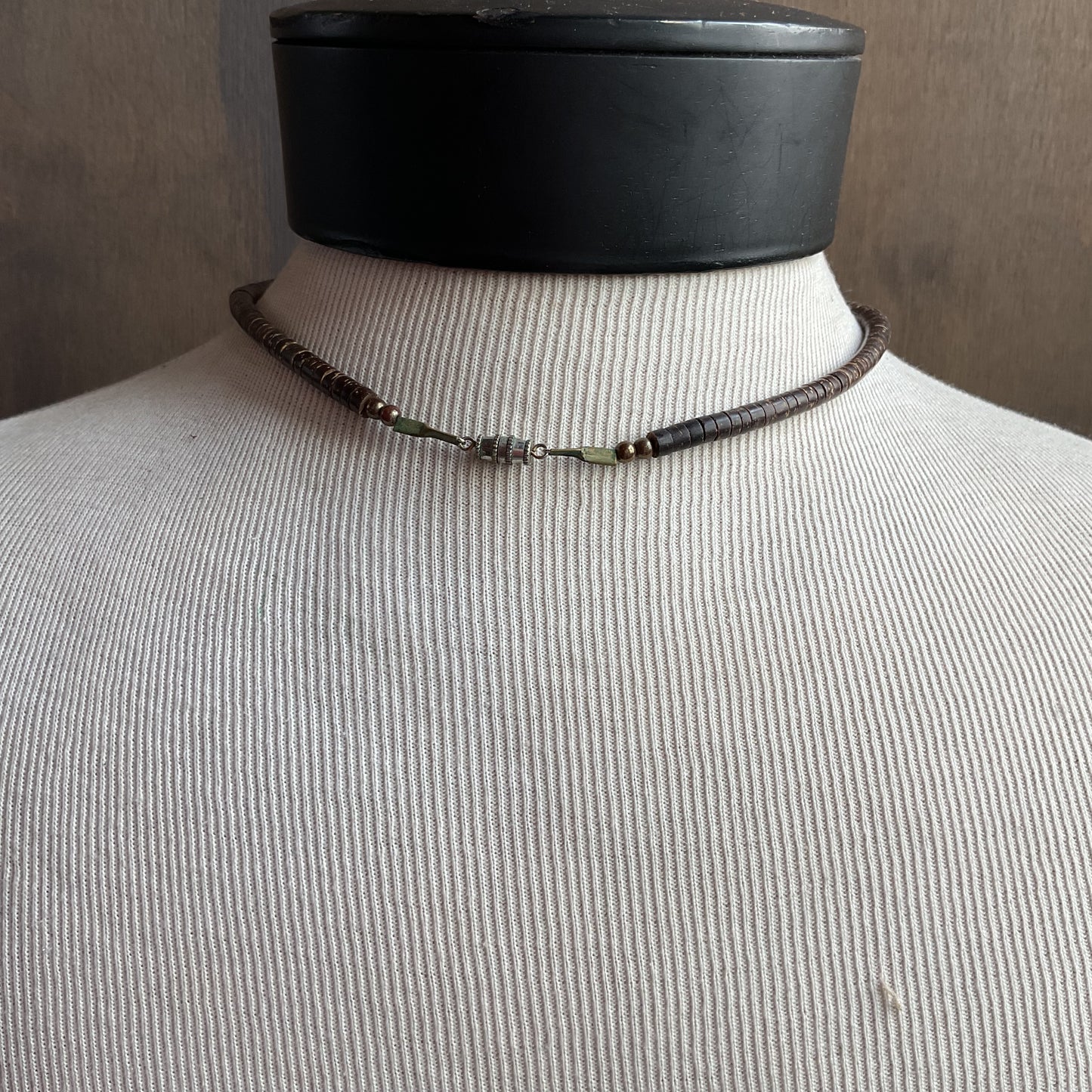 Coconut Shell Bead Necklace