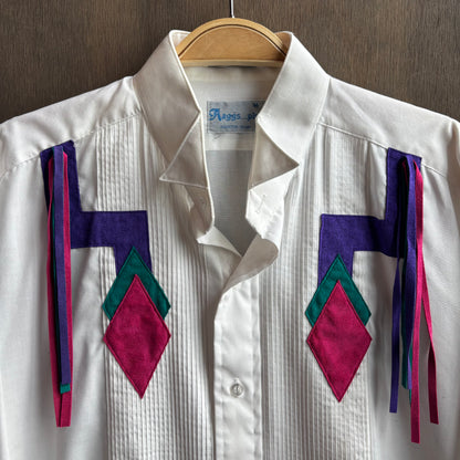 Custom Tuxedo Shirt with Fringe