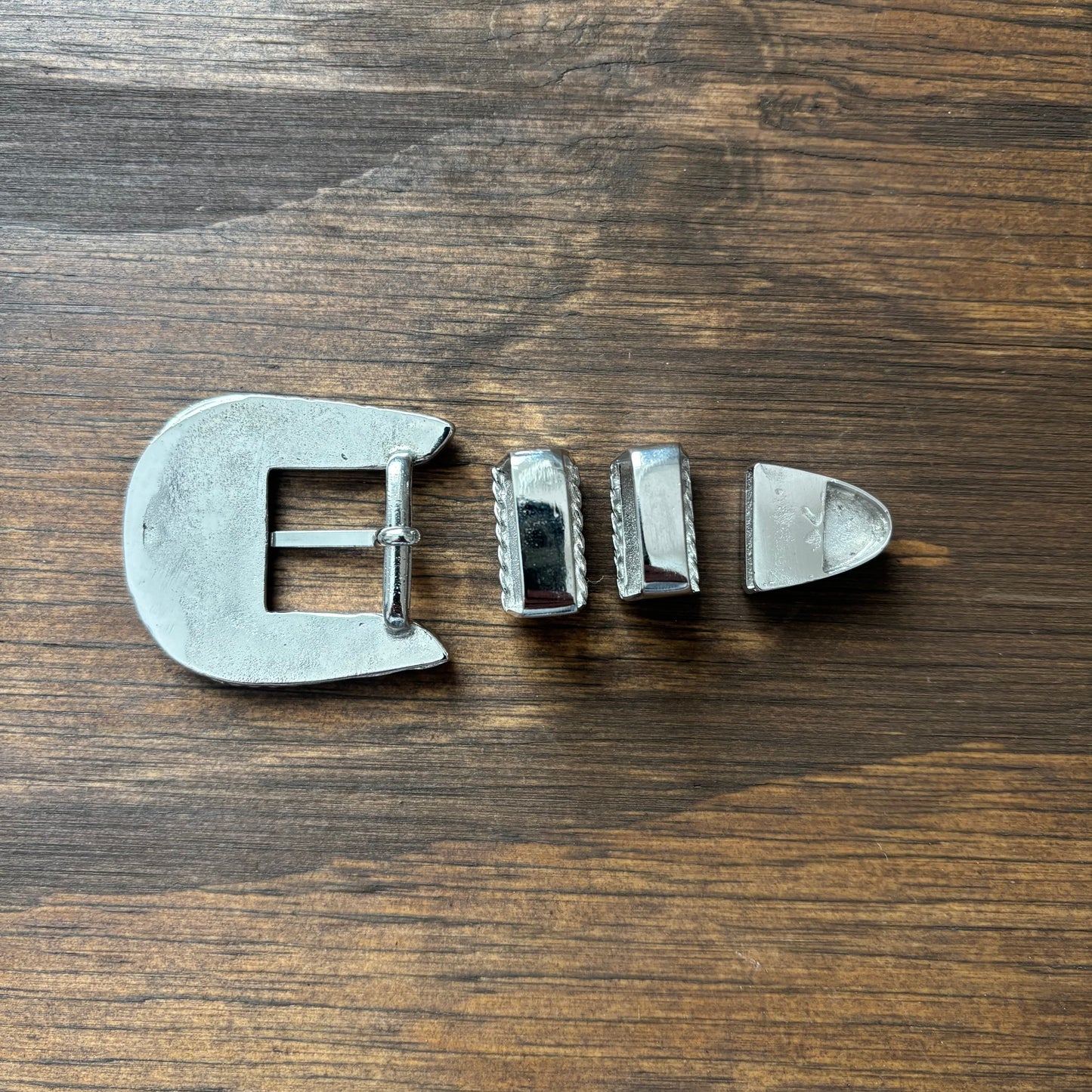Turquoise Chip Belt Buckle Set