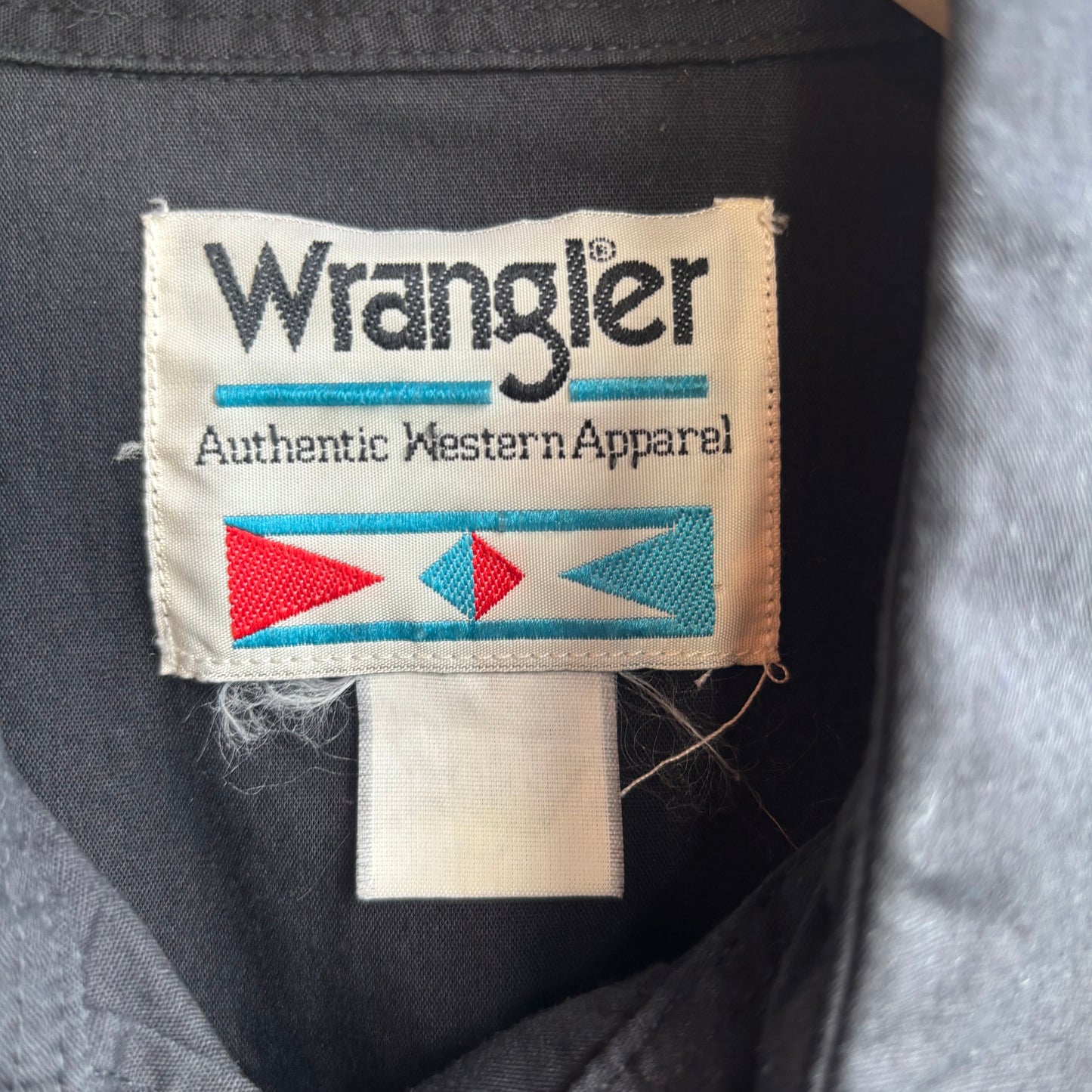 Wrangler Black Button Up with Dancers