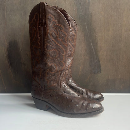 Ostrich Cowboy Boots