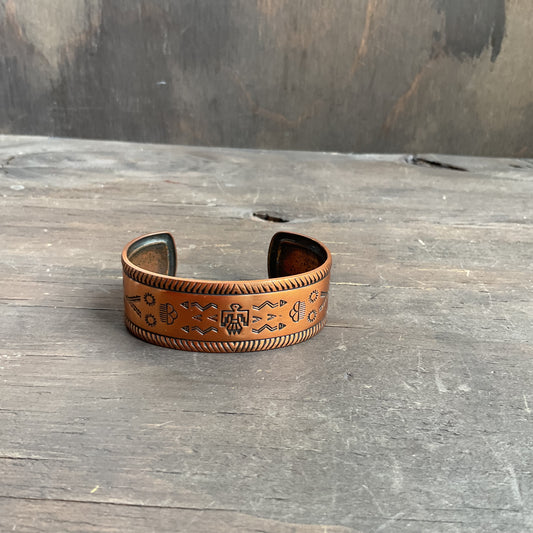 Copper Thunderbird Cuff Bracelet