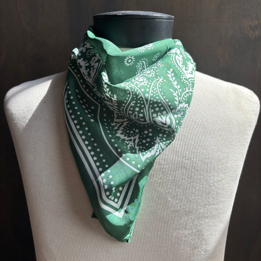 Green Bandana Scarf