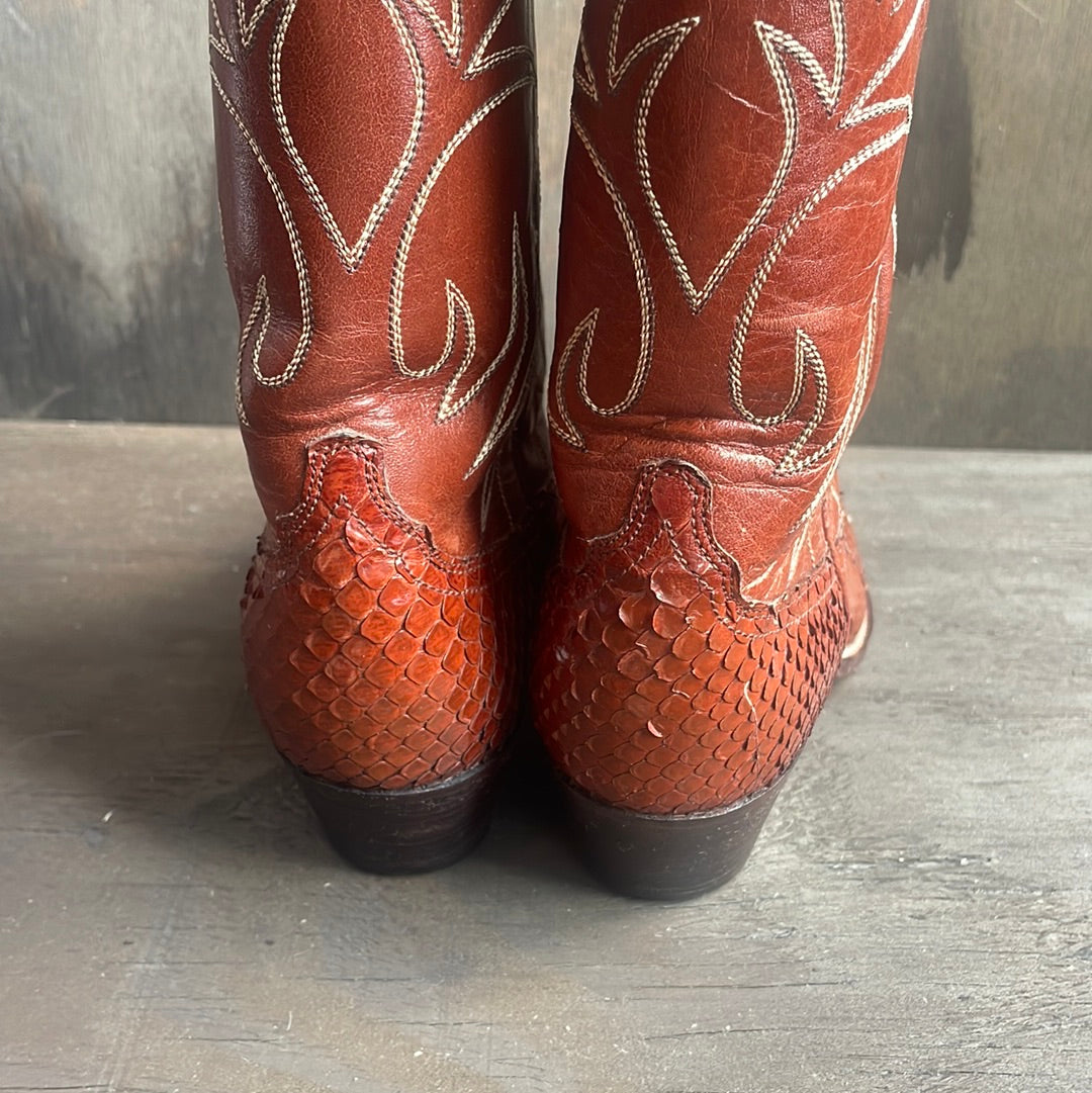 Dan post snakeskin boots on sale