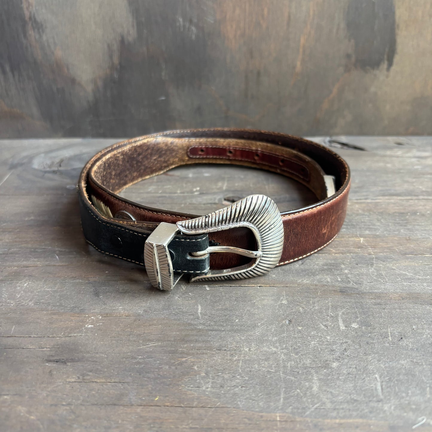 Two-Tone Buffalo Nickel Belt