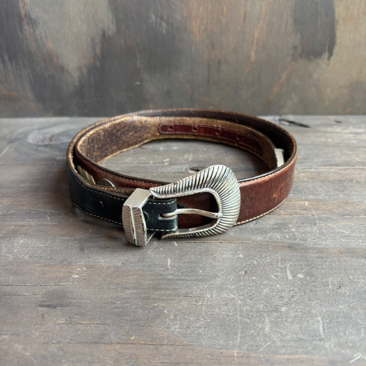 Two-Tone Buffalo Nickel Belt