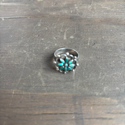 Silver Mandala Ring