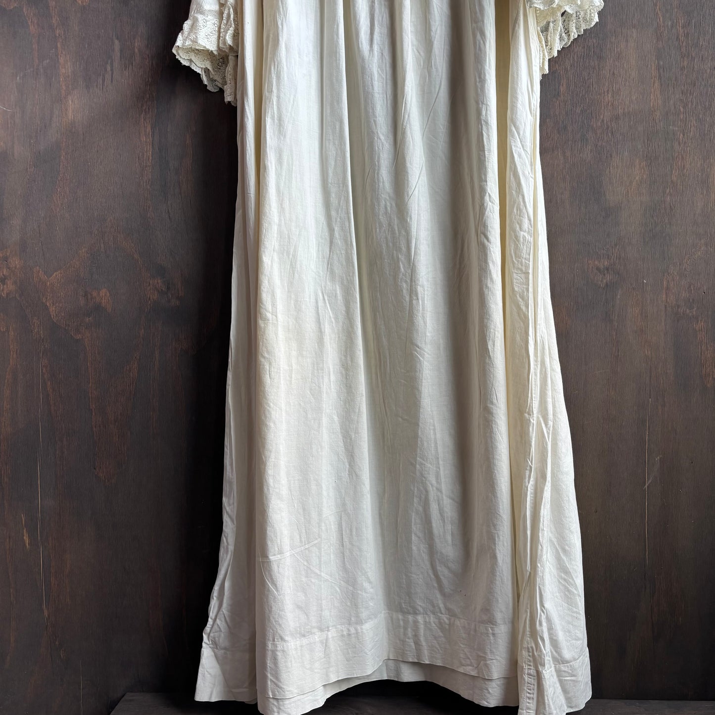 Vintage Cream Lace Gown