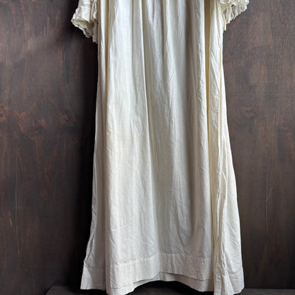 Vintage Cream Lace Gown