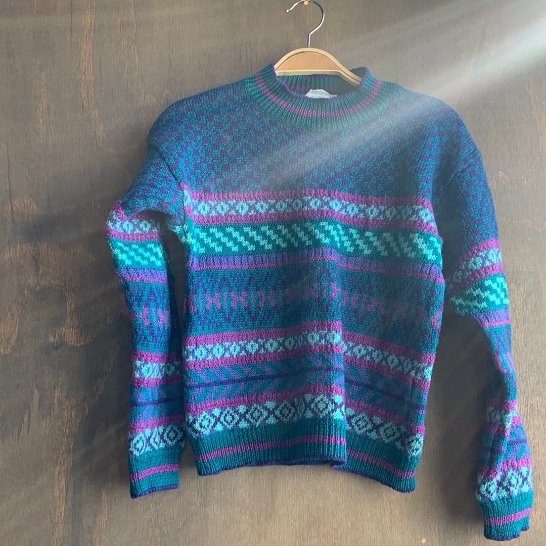 Colorful Patterned Sweater