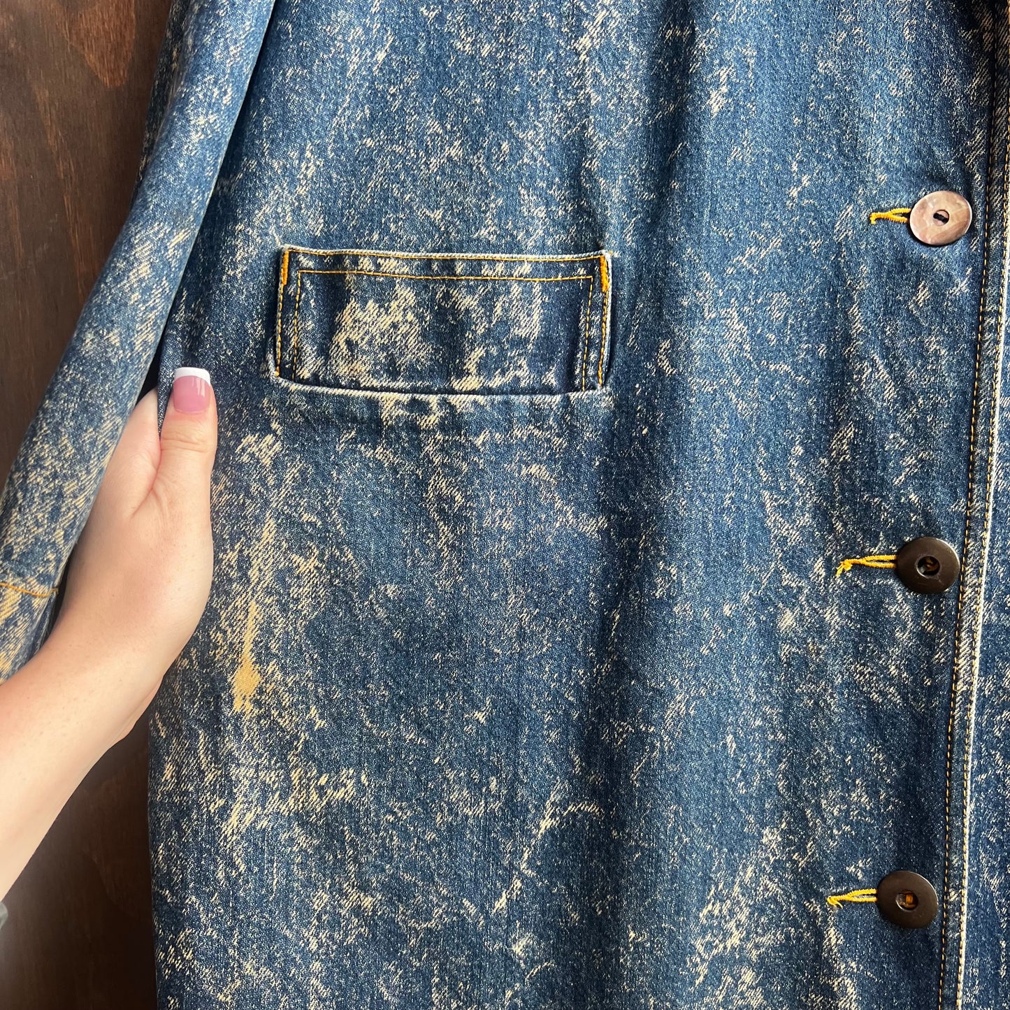 Spyros Vintage Denim Duster