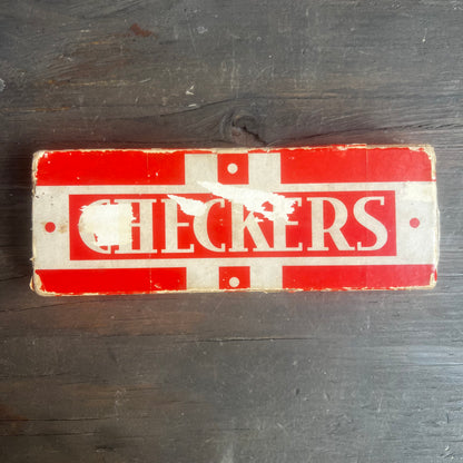 Vintage Checkers Game