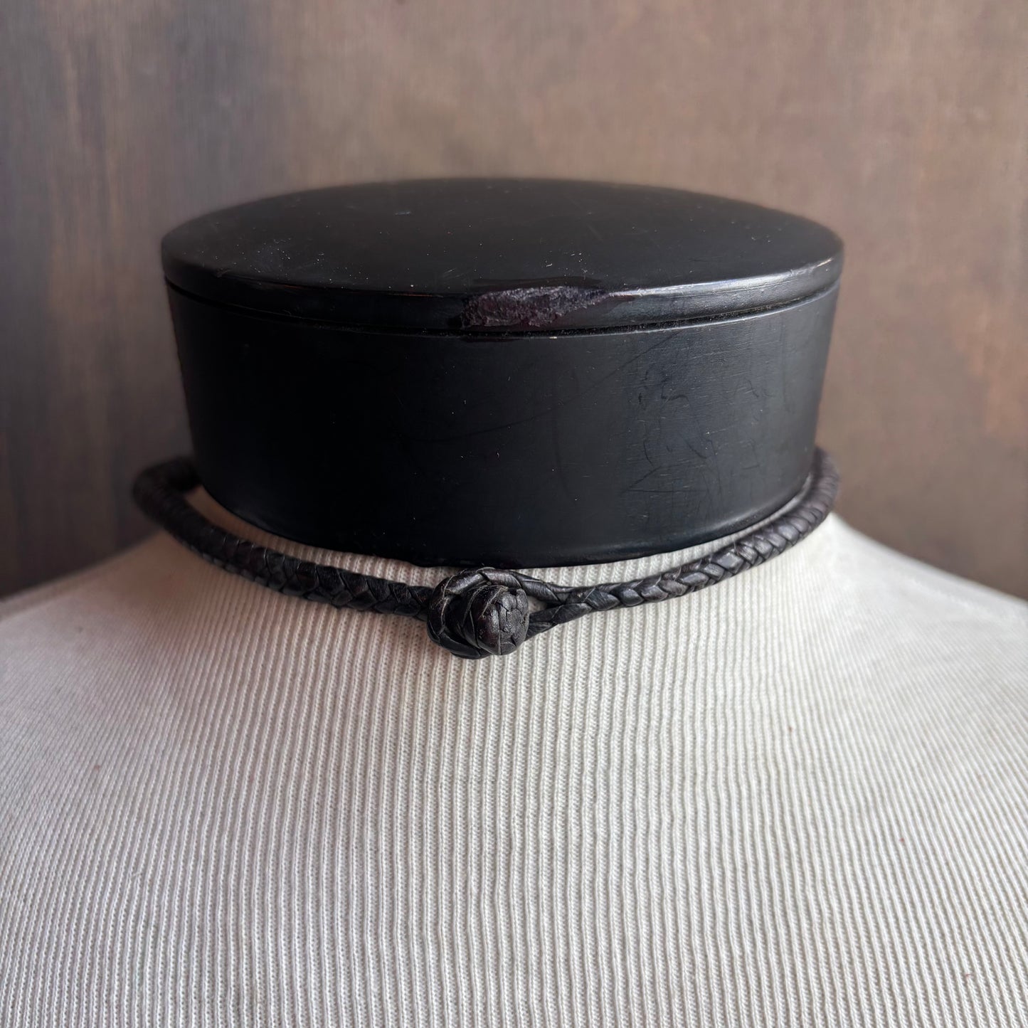 Mac Warman Horse Medallion Leather Collar