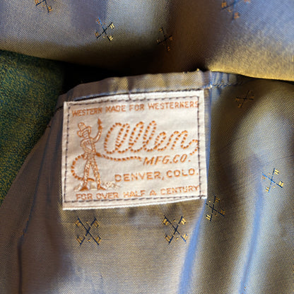 Vintage Allen Green Blazer